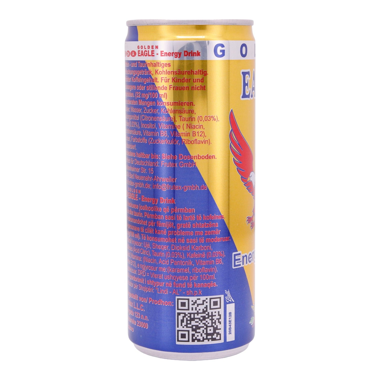 Energy Drink Golden Eagle | Bevanda | Con caffeina e taurina | 250ml