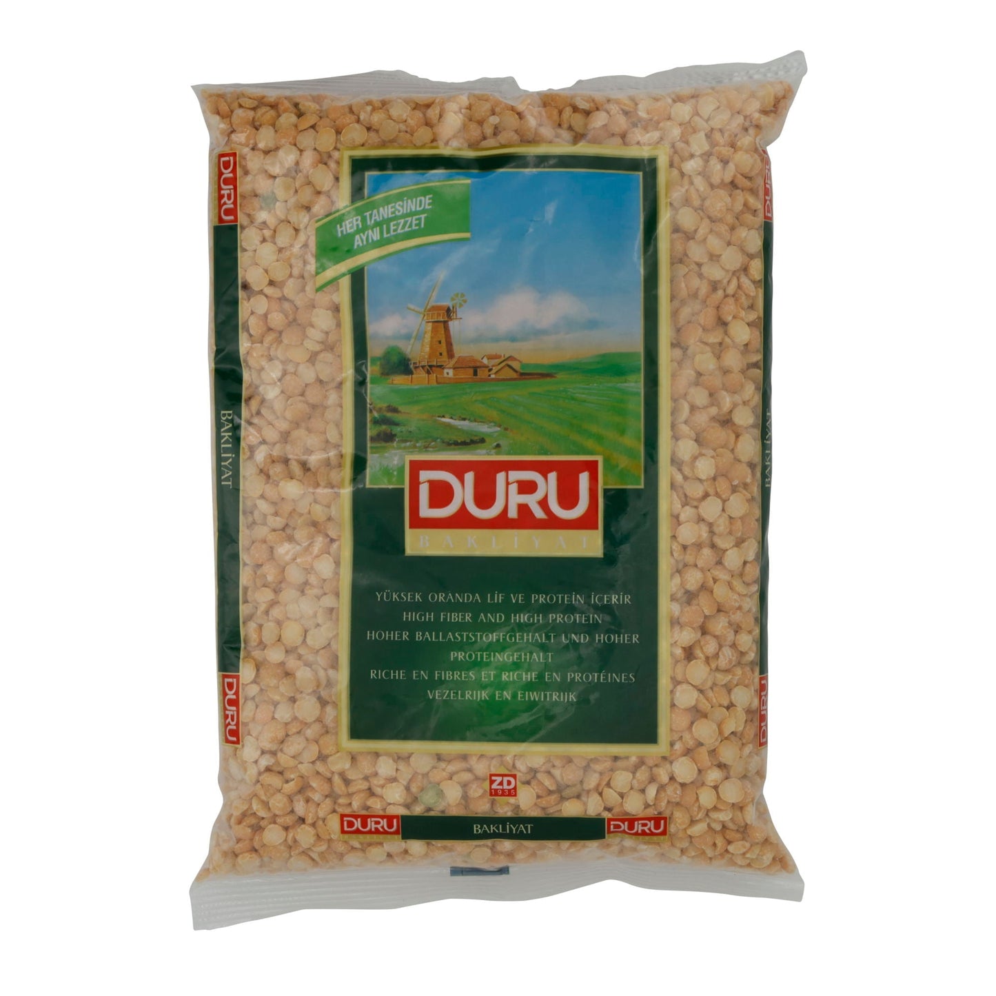 Erbsen Duru | Gelbe Splitterbsen | Nahrhaft für gesunde Mahlzeiten | 1000 g