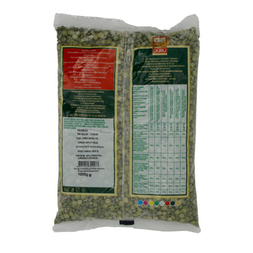 Erbsen Duru | Green Split Peas | Getrocknete grüne Erbsen | 1000 g - Taste Your World