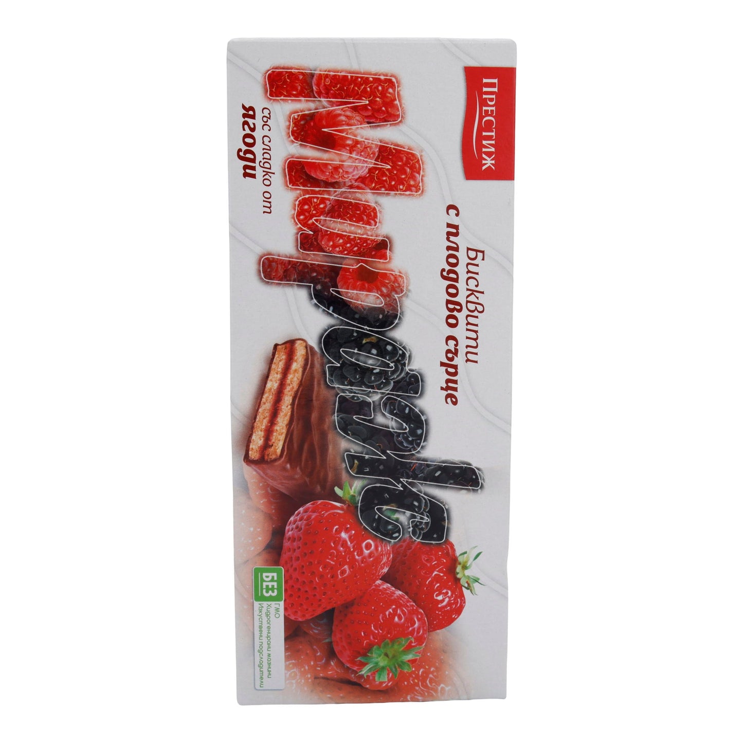 Biscotti alla fragola Mirage | Biscotti | Deliziose cialde con ripieno di fragola | Confezione da 178 g