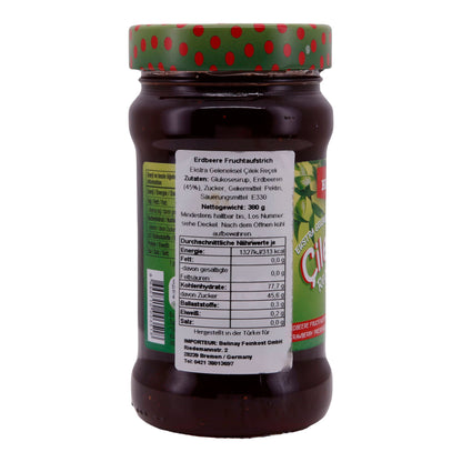 Erdbeerkonfitüre Koska | Çilek Reçeli | Geleneksel, %45 Meyve Oranı | 380 g