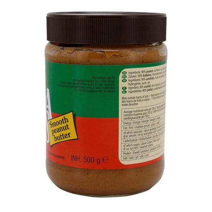 Erdnussbutter PCD | Pindakaas Smooth Peanut Butter | Cremige Erdnussbutter ohne Stückchen | 500 g