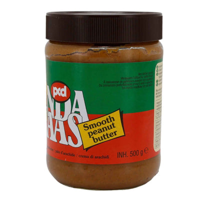 Erdnussbutter PCD | Pindakaas Smooth Peanut Butter | Cremige Erdnussbutter ohne Stückchen | 500 g