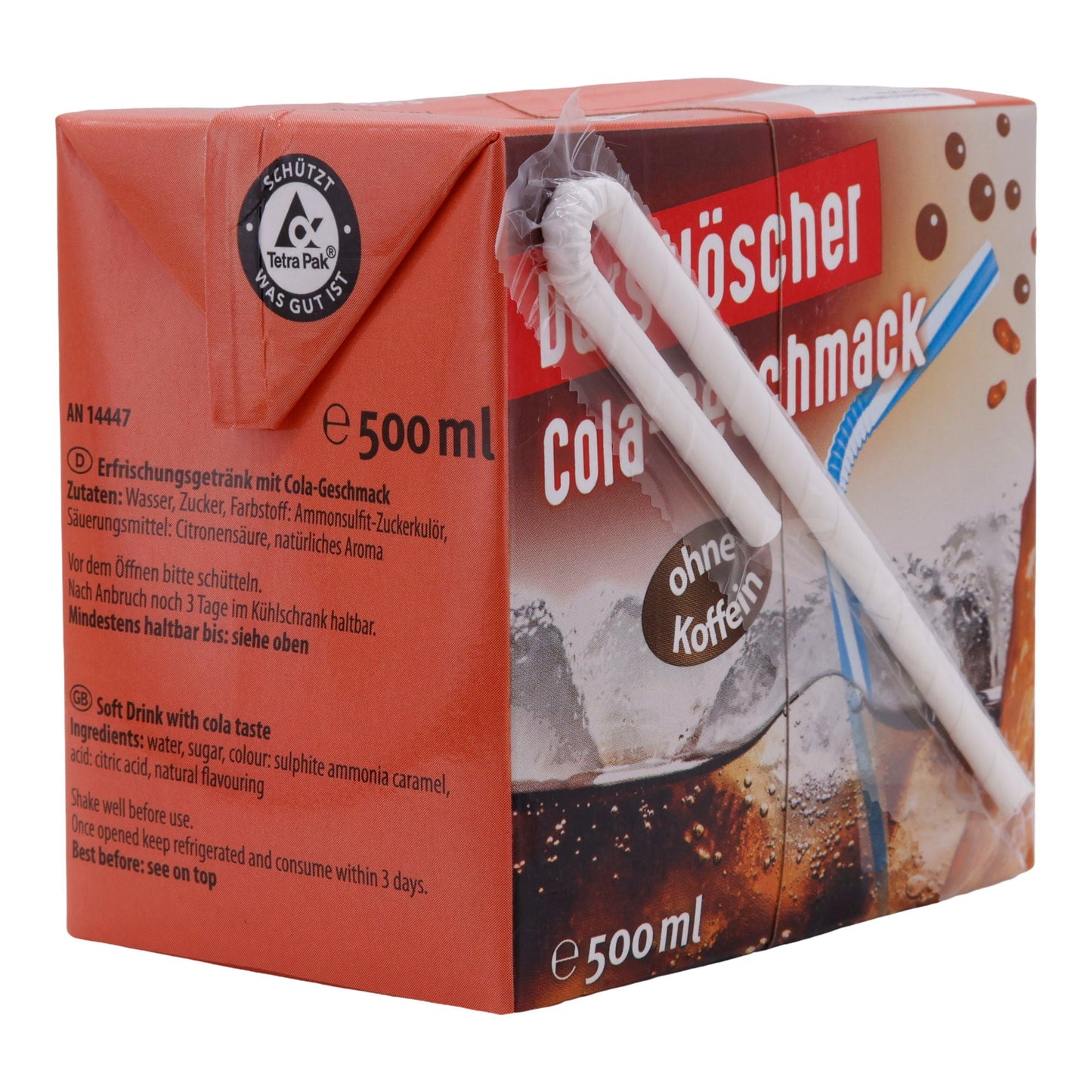 Verfrissend drankje dorstlesser | colasmaak | cafeïnevrij | 500 ml