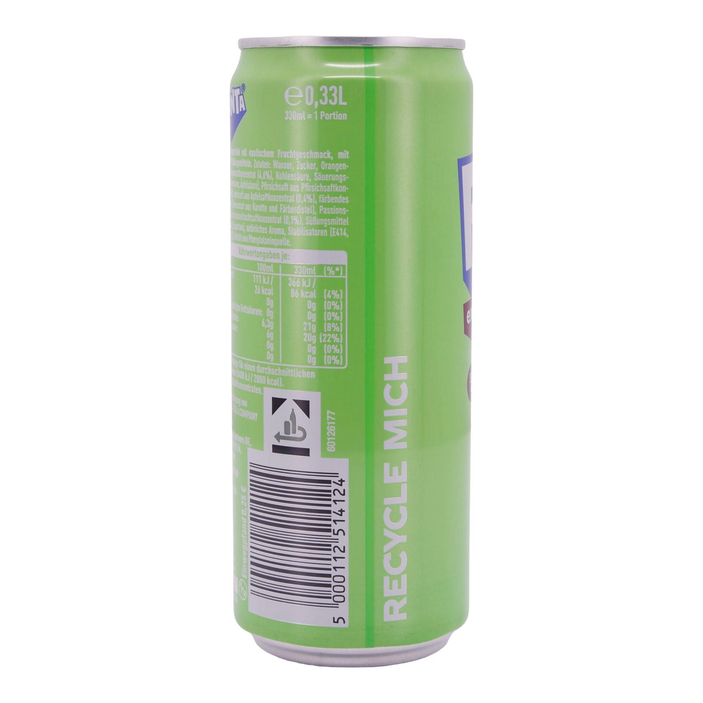 Bevanda rinfrescante Fanta Exotic | Bevanda | piacere di frutta tropicale in lattina | 0,33 l