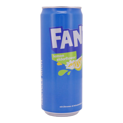 Erfrischungsgetränk Fanta Lemon Elderflower | Getränk | mit Zitronen - und Holunderblütengeschmack | 330 ml - Taste Your World