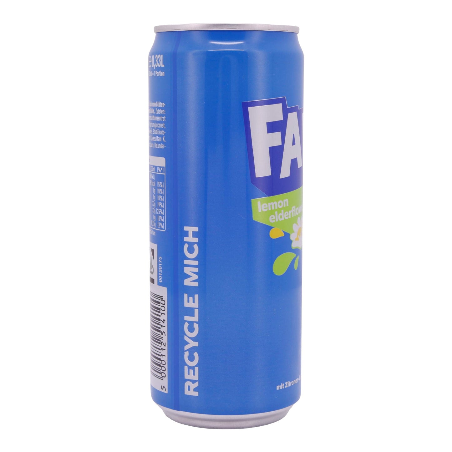 Erfrischungsgetränk Fanta Lemon Elderflower | Getränk | mit Zitronen - und Holunderblütengeschmack | 330 ml - Taste Your World