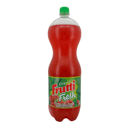 Verfrissend drankje Frutti Fresh | Drank | Framboos-Munt smaak, koolzuurhoudend | 2L