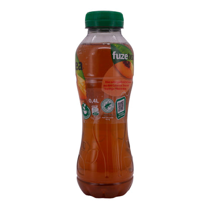 Bevanda rinfrescante Fuze Tea | Tè nero pesca | Con aroma naturale di pesca | 0,4 L