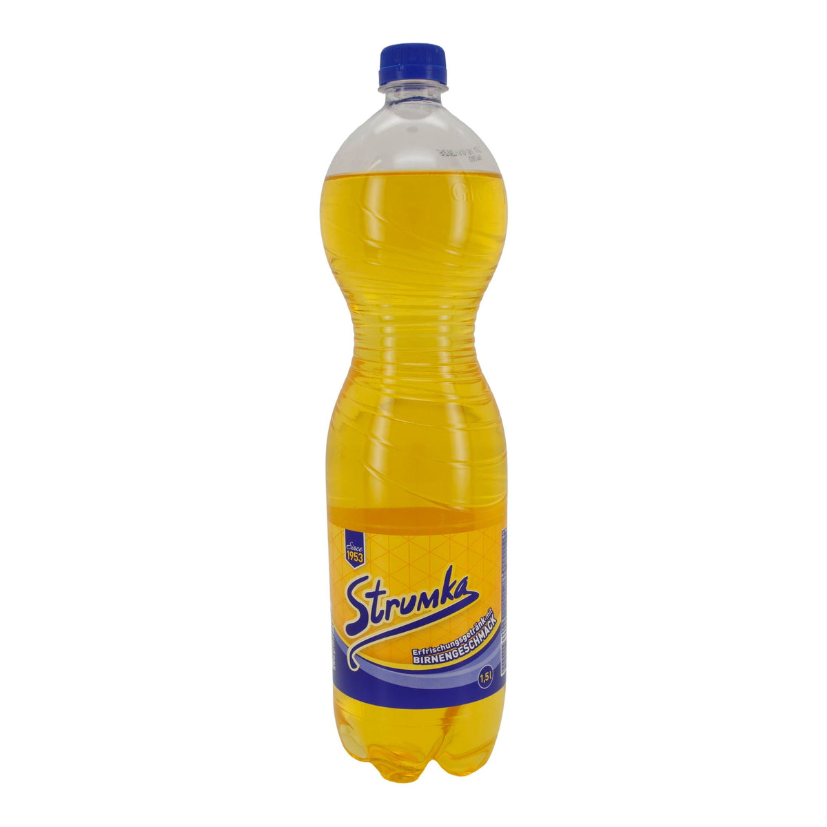 Erfrischungsgetränk Strumka mit Birnengeschmack, kohlensäurehaltig | 1,5 l PET-Flasche STRUMKA