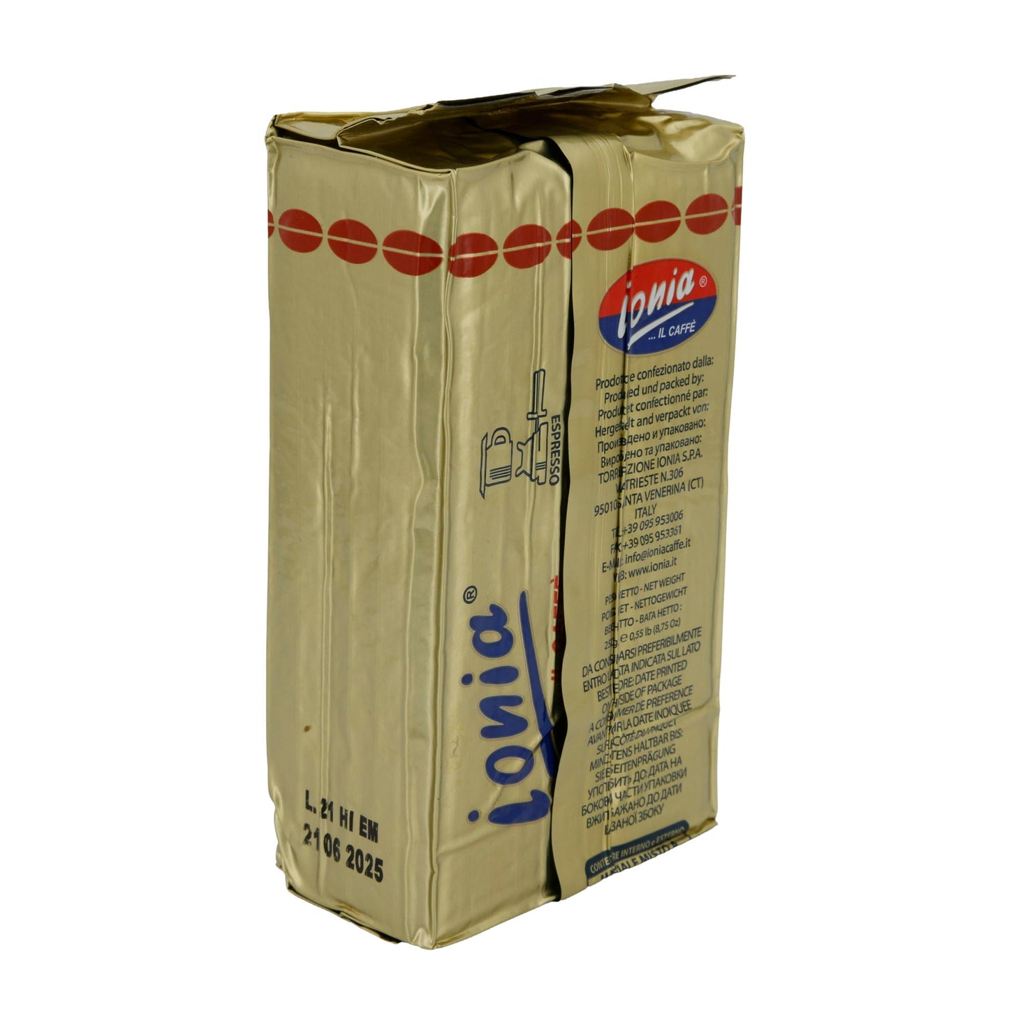 Espresso Ionia | Casa | Italiaans, gemalen, authentiek | 250 g