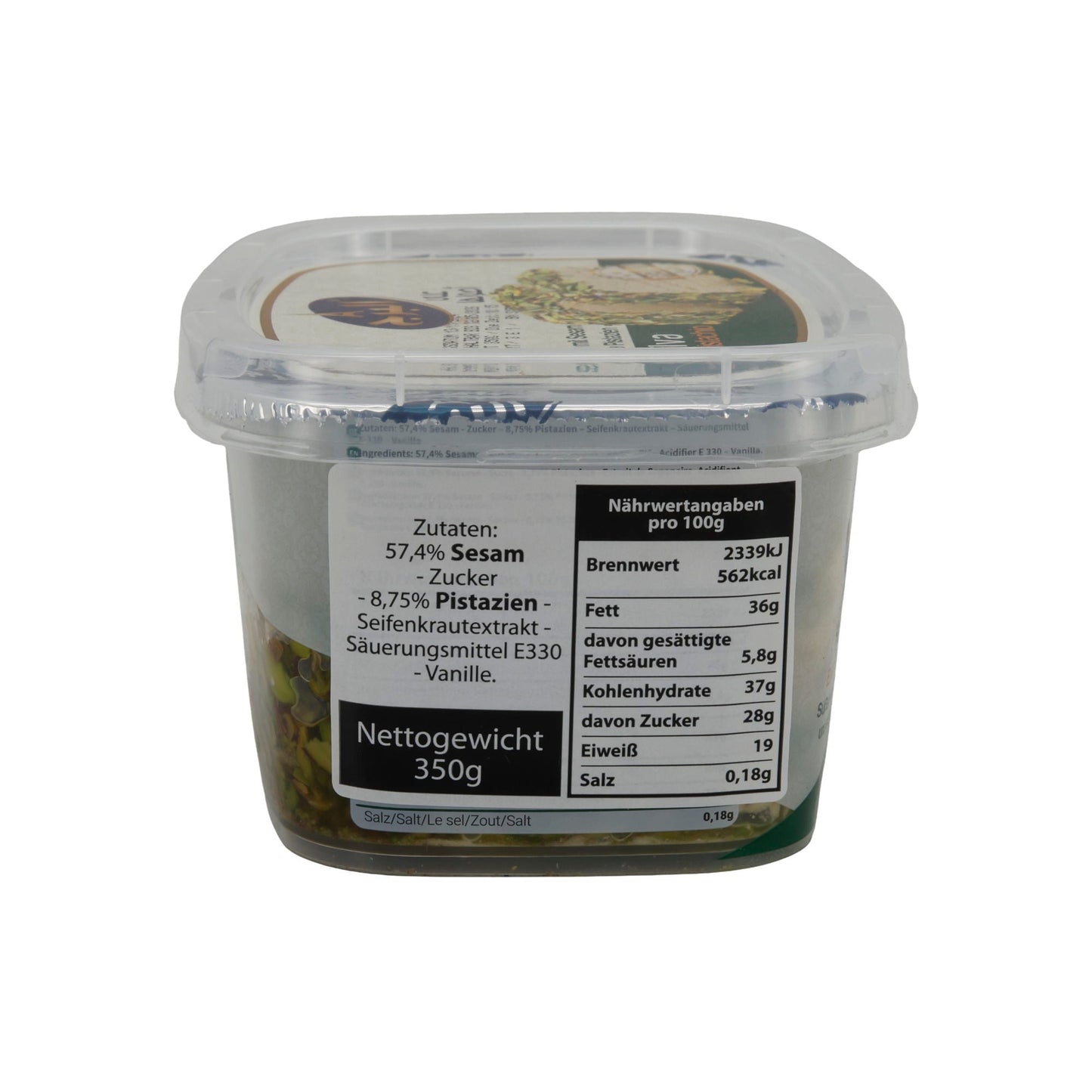 Extra Pistachio Halva Alburj | Süßspeise | mit Sesam und Pistazien | 350 g ALBURG