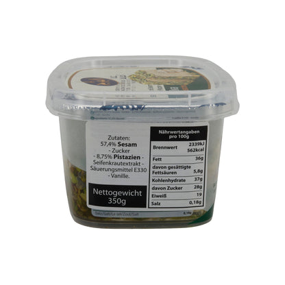 Extra Pistachio Halva Alburj | Süßspeise | mit Sesam und Pistazien | 350 g ALBURG