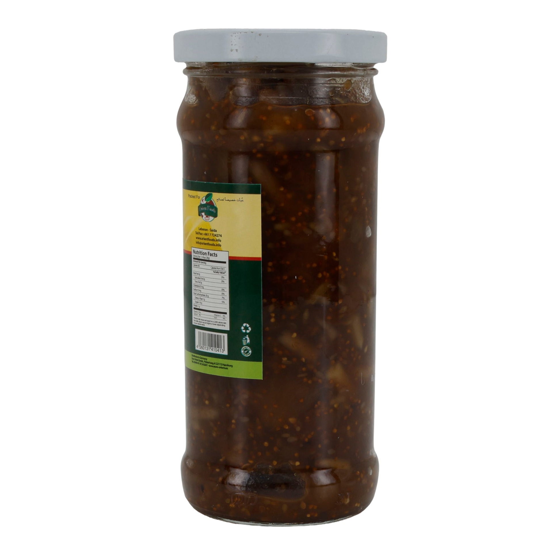 Feigenkonfitüre Boustan | Konfitüre | mit Nüssen | 450 g Glas - Taste Your World