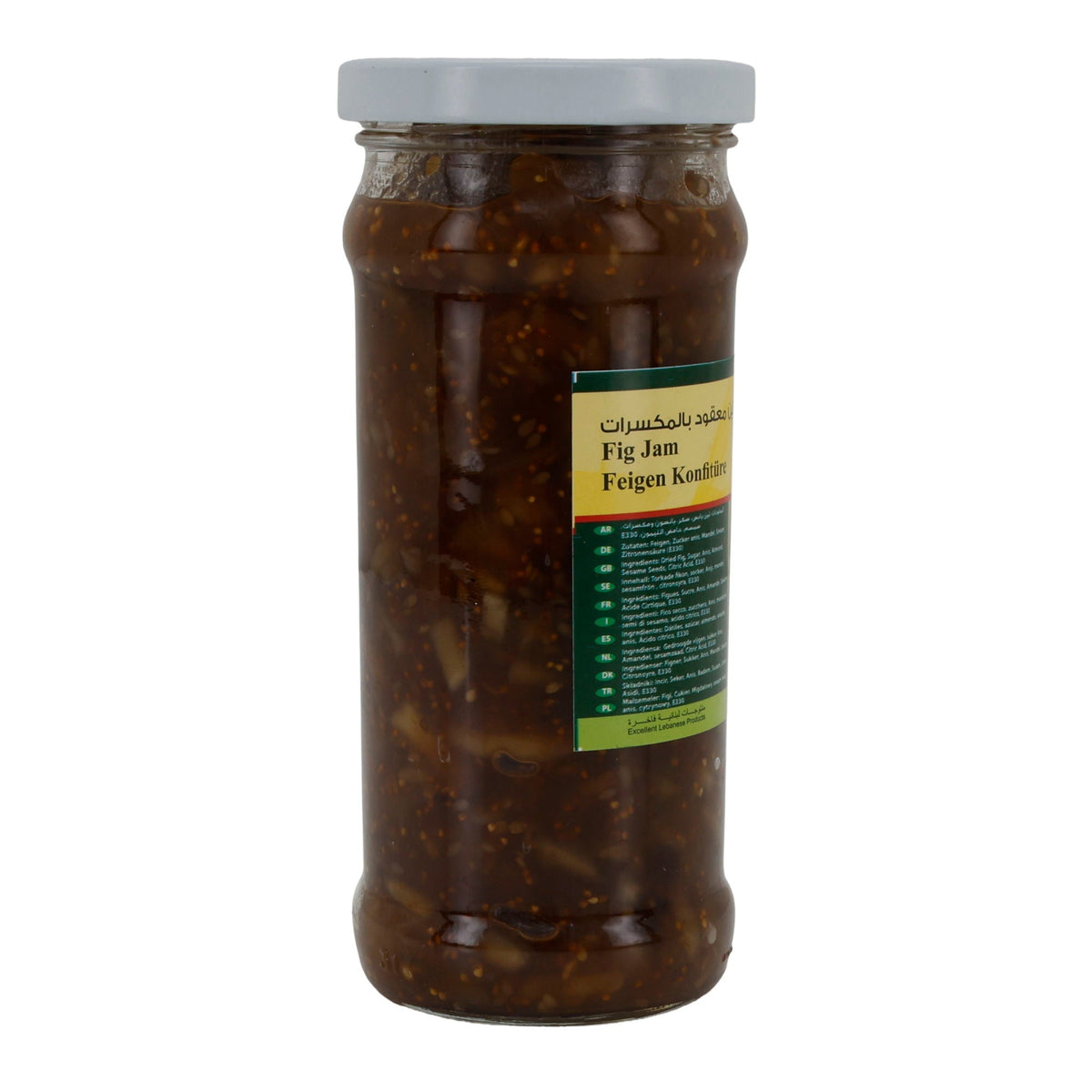 Feigenkonfitüre Boustan | Konfitüre | mit Nüssen | 450 g Glas BOUSTAN