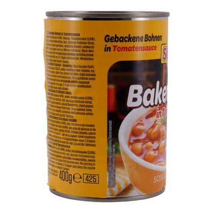 Piatto pronto SUNTAT | Fagioli al forno in salsa di pomodoro | Tradizionale turco | 400 g