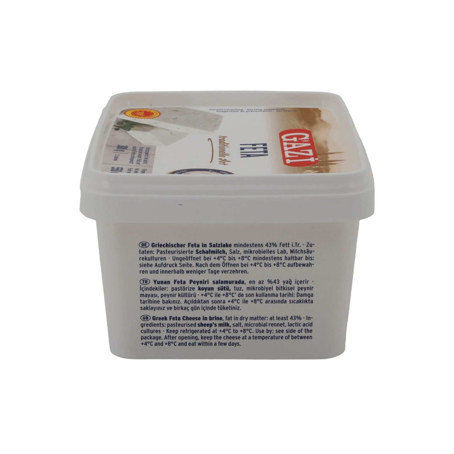 Feta Käse Gazi | Traditionell gereift | Griechischer Feta | 550 g GAZI