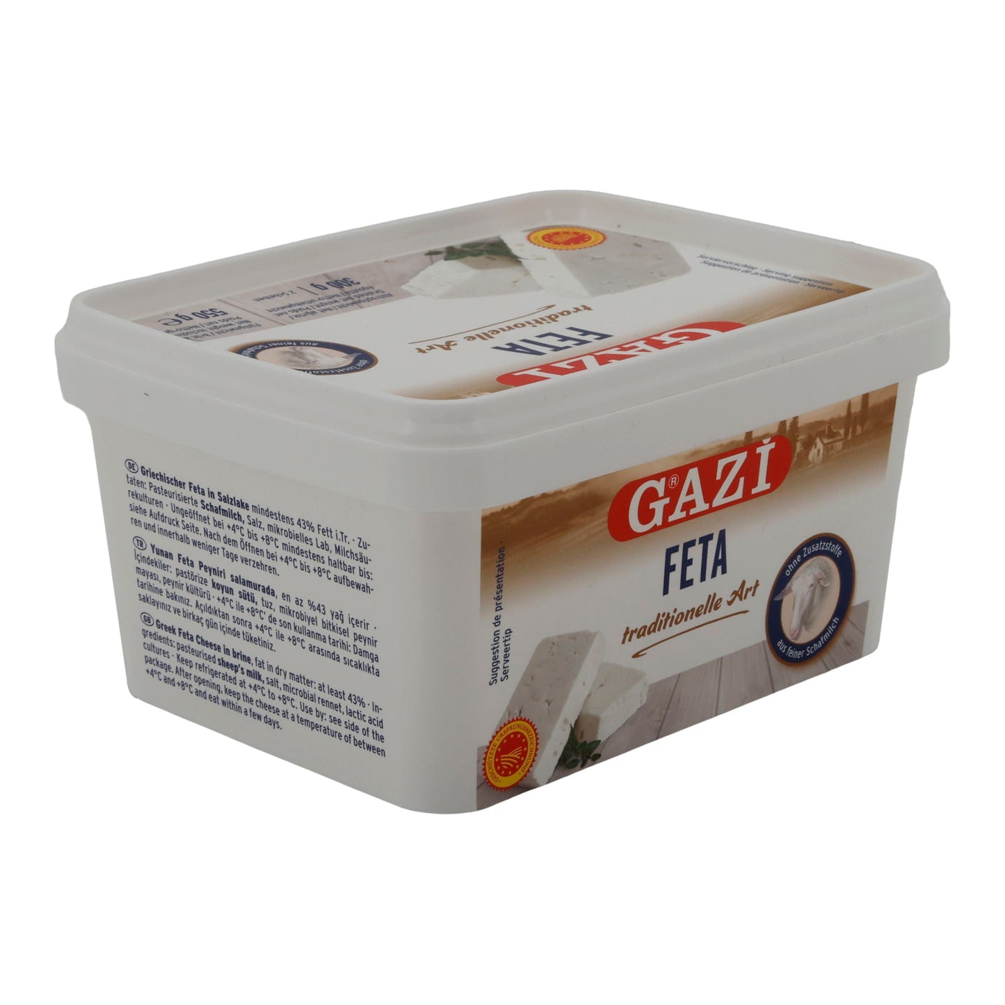 Feta Käse Gazi | Traditionell gereift | Griechischer Feta | 550 g GAZI
