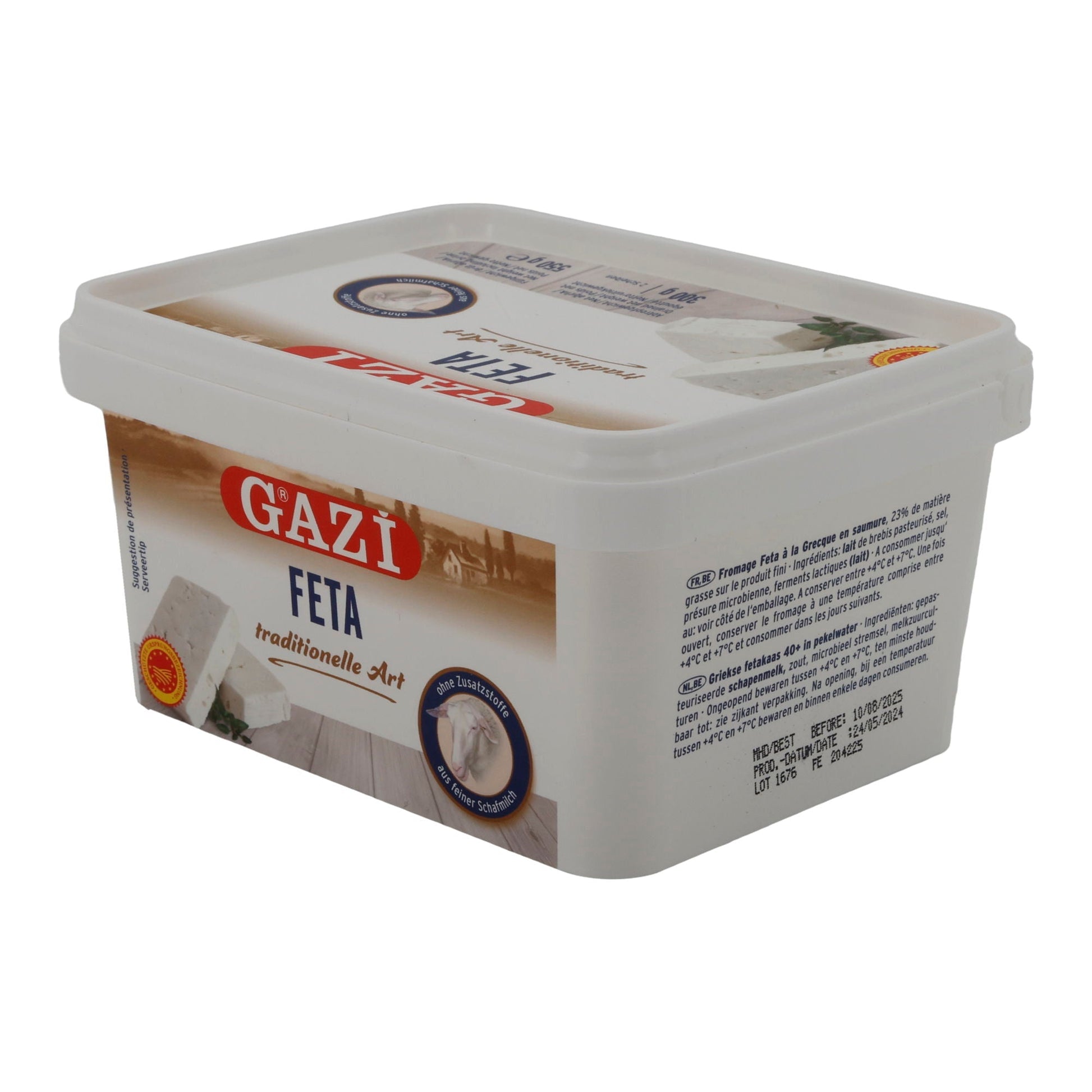 Feta Käse Gazi | Traditionell gereift | Griechischer Feta | 550 g GAZI