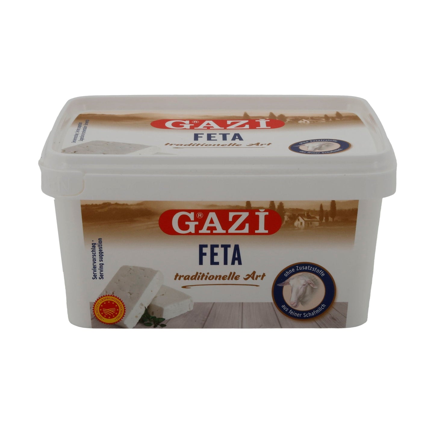 Feta Käse Gazi | Traditionell gereift | Griechischer Feta | 550 g GAZI
