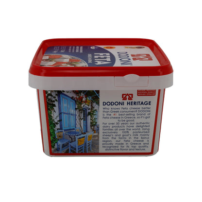 Fetakäse Dodoni Feta Käse | Käse | Premium griechischer Fetakäse in Salzlake g.U. | 1,5 kg