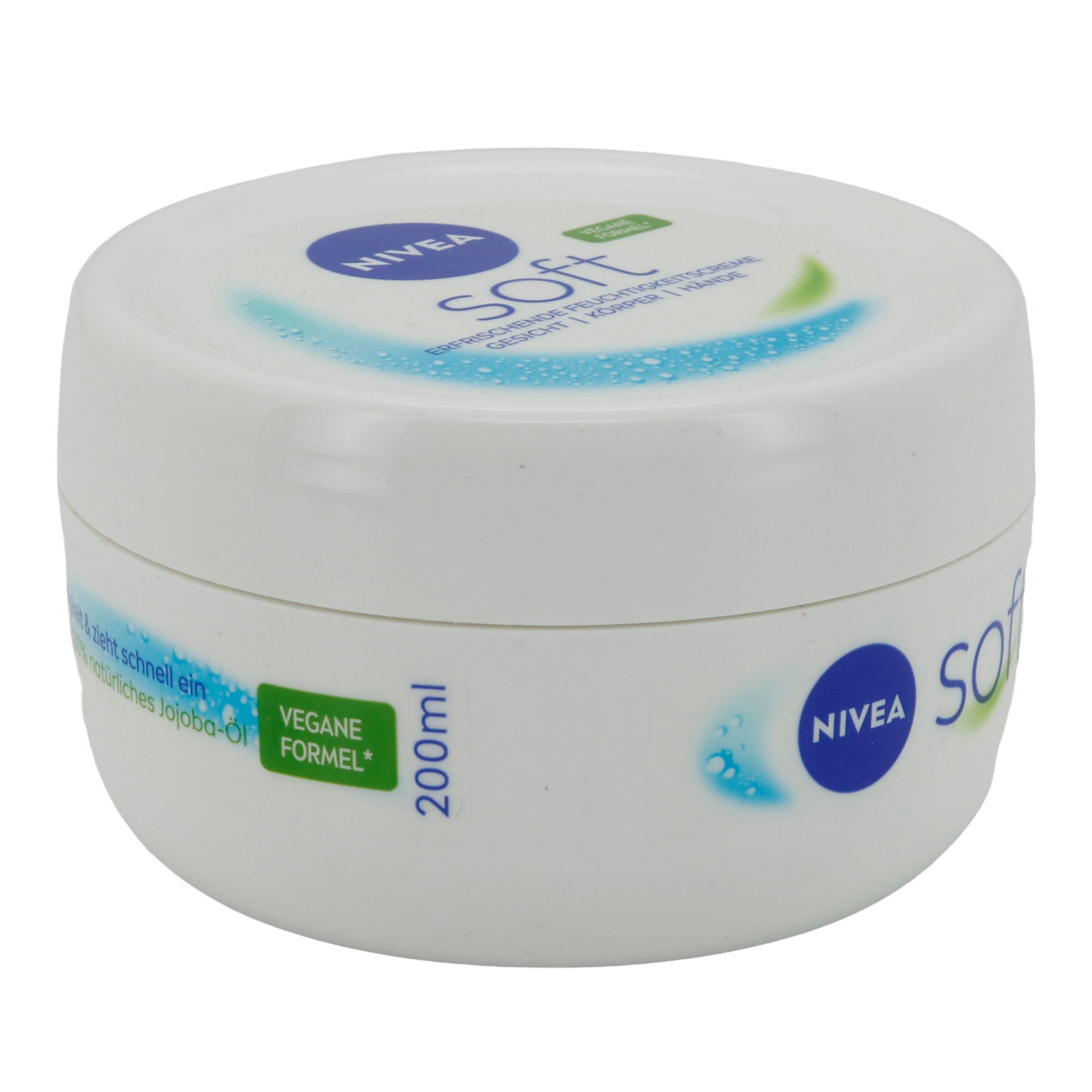 Feuchtigkeitscreme NIVEA Soft | Erfrischend | 200 ml Dose - Taste Your World