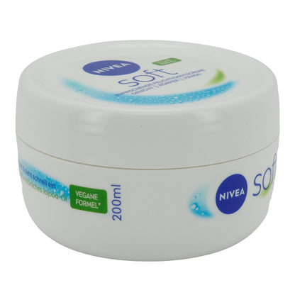 Feuchtigkeitscreme NIVEA Soft | Erfrischend | 200 ml Dose - Taste Your World