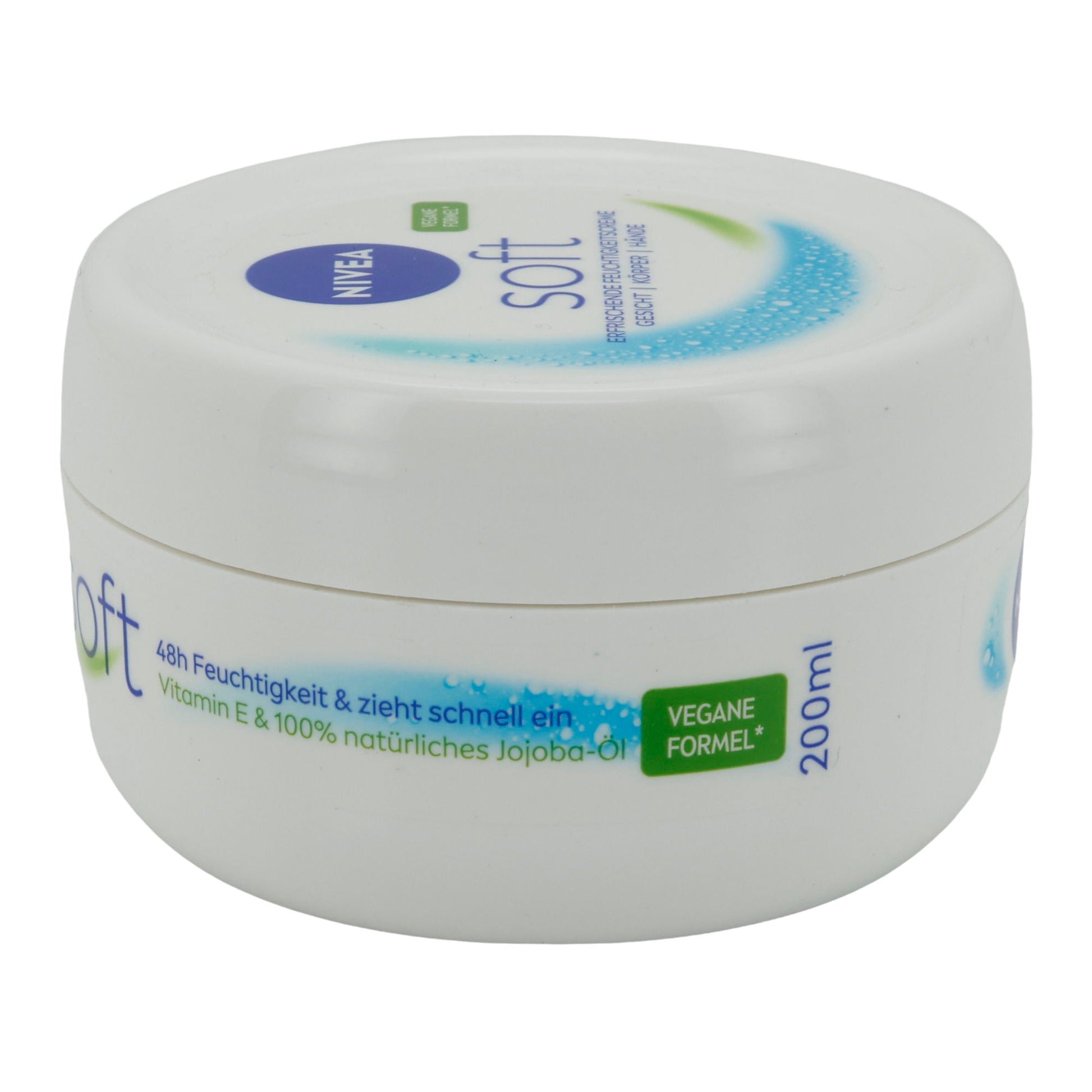 Feuchtigkeitscreme NIVEA Soft | Erfrischend | 200 ml Dose - Taste Your World