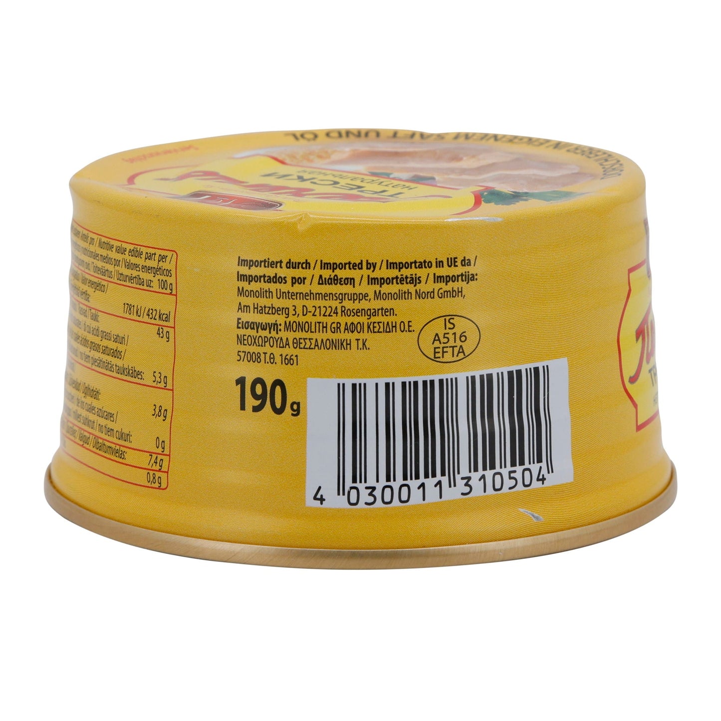 Visdelicatesse | Kabeljauwlever | In eigen sap & olie, IJsland | 190 g