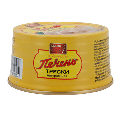 Visdelicatesse | Kabeljauwlever | In eigen sap & olie, IJsland | 190 g