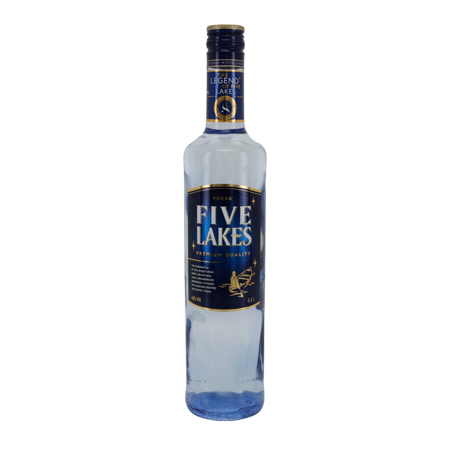 Five Lakes | Vodka Premium Quality | 40 % vol | 0,5 l - Taste Your World