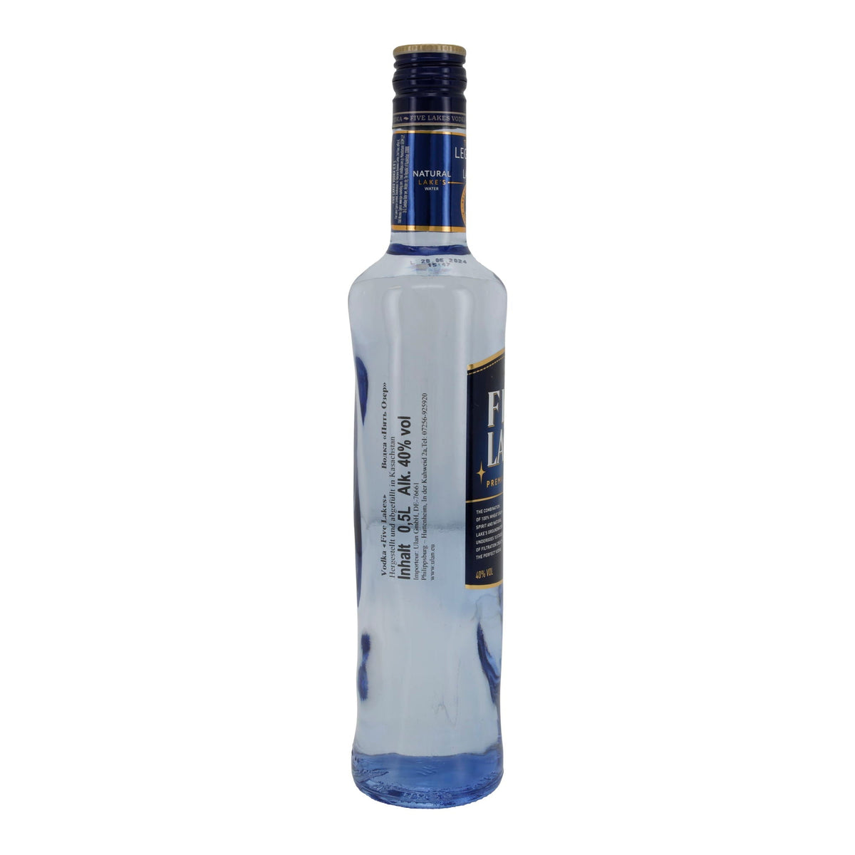 Five Lakes | Vodka Premium Quality | 40 % vol | 0,5 l Wodka