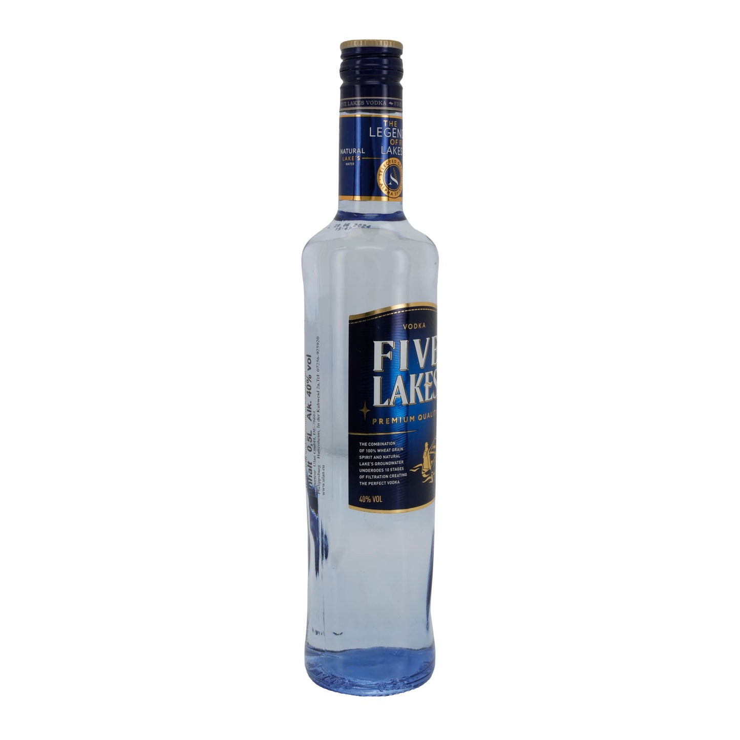 Five Lakes | Vodka Premium Quality | 40 % vol | 0,5 l - Taste Your World