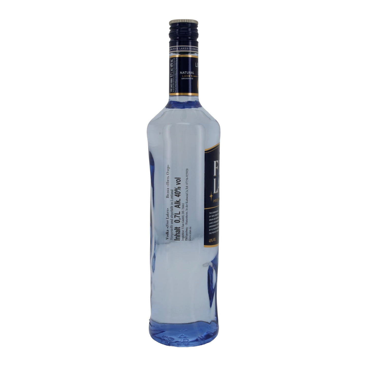 Five Lakes | Vodka | Premium Quality | 40 % vol | 0,7 l - Taste Your World
