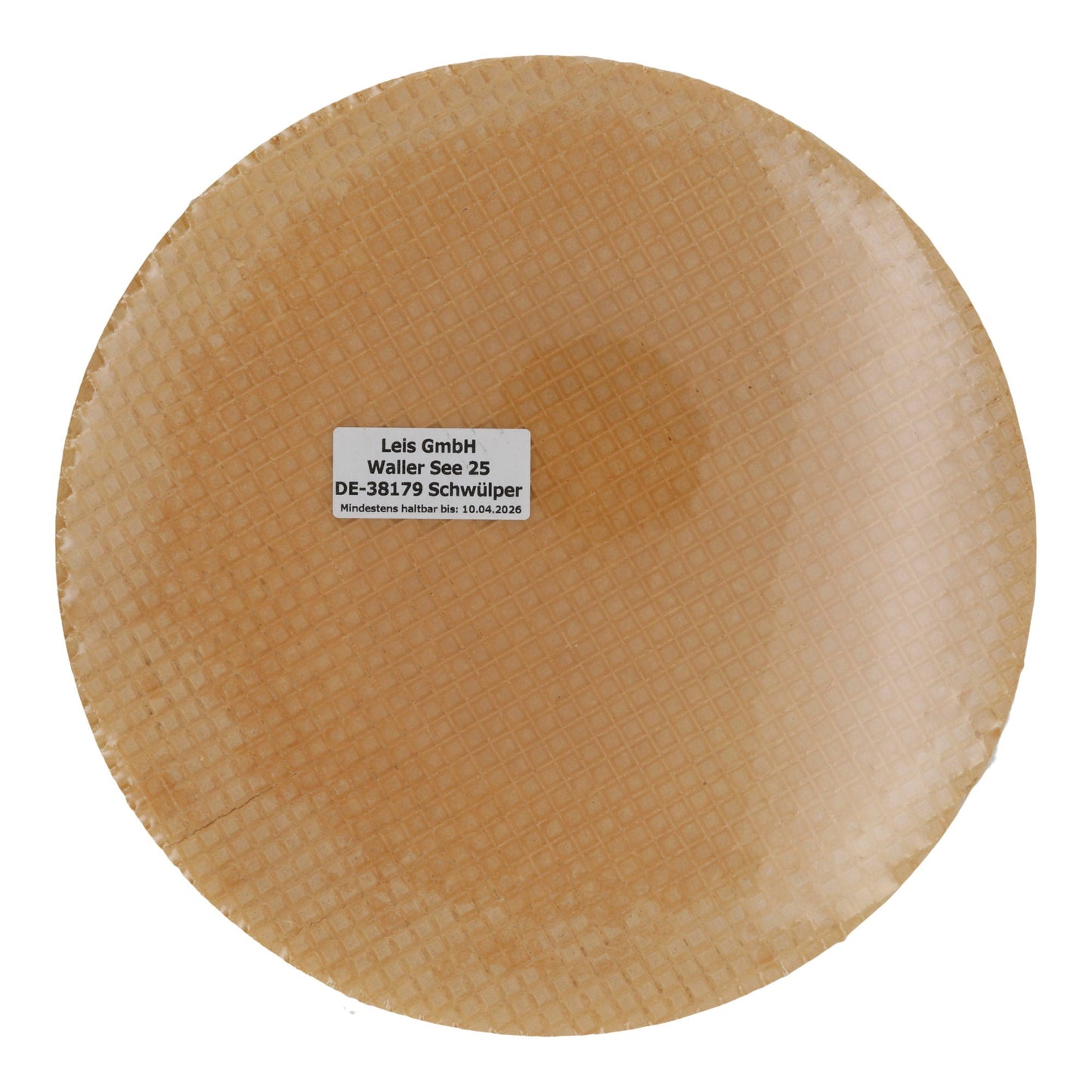 Franzeluta | Waffelblätter rund | Knusprige Waffelscheiben | 100 g