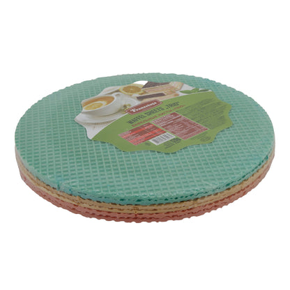 Franzeluta | Waffelblätter „Trio“ | bunt | rund | 120 g