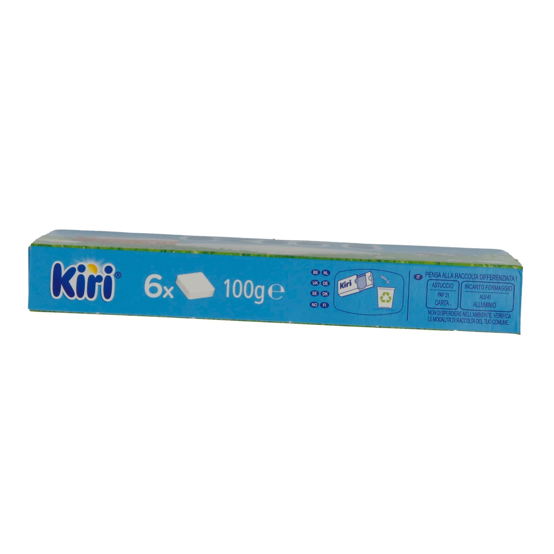 Frischkäse Kiri | Milchprodukt | Weich & cremig, praktische Portionen | 6×16g / 66g KIRI