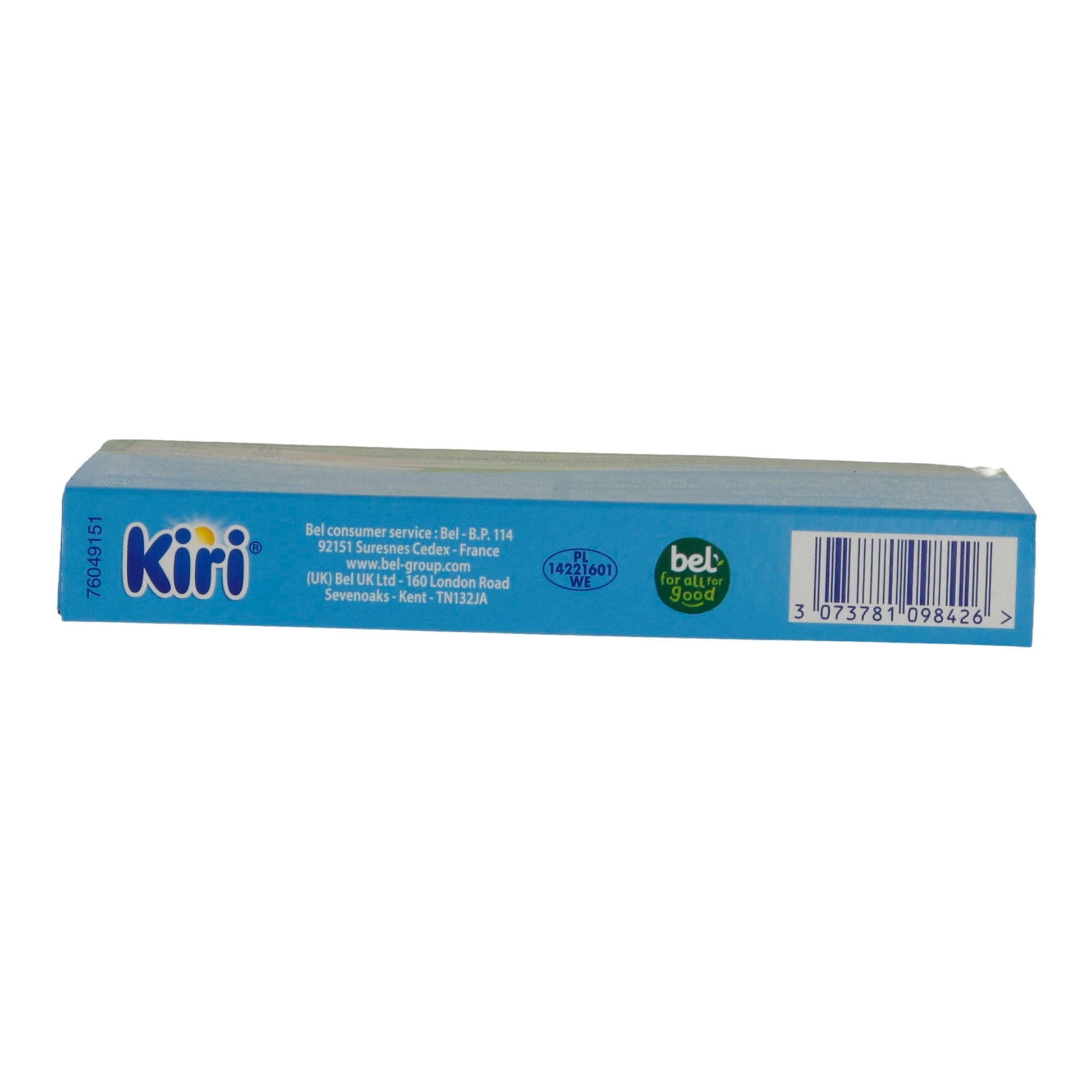 Frischkäse Kiri | Milchprodukt | Weich & cremig, praktische Portionen | 6×16g / 66g KIRI