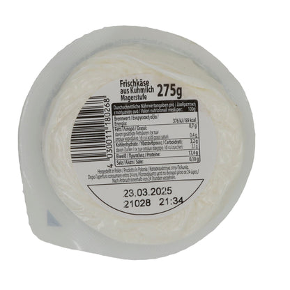 Frischkäse Milochka | Traditioneller Tworog | 2 % Fett für bewusste Ernährung | 275 g MONOLITH
