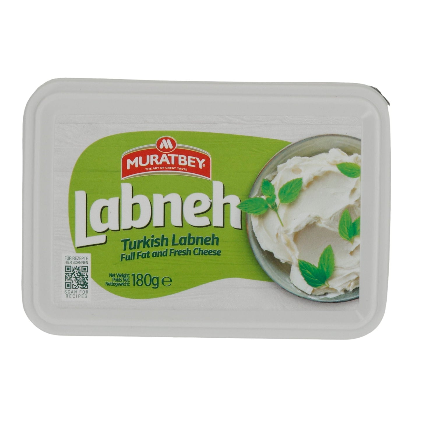 Frischkäse Muratbey Labneh | Türkischer Frischkäse | Vielseitiger Genuss | 180 g MURATBEY