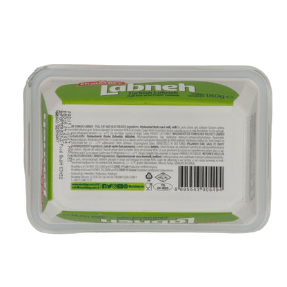 Frischkäse Muratbey Labneh | Türkischer Frischkäse | Vielseitiger Genuss | 180 g MURATBEY