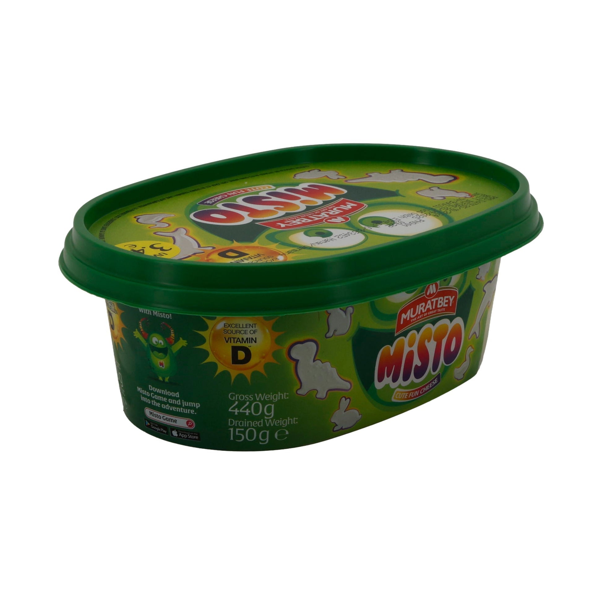 Frischkäse Muratbey Misto | Frischkäse | Cremig mit Vitamin D | 440 g MURATBEY