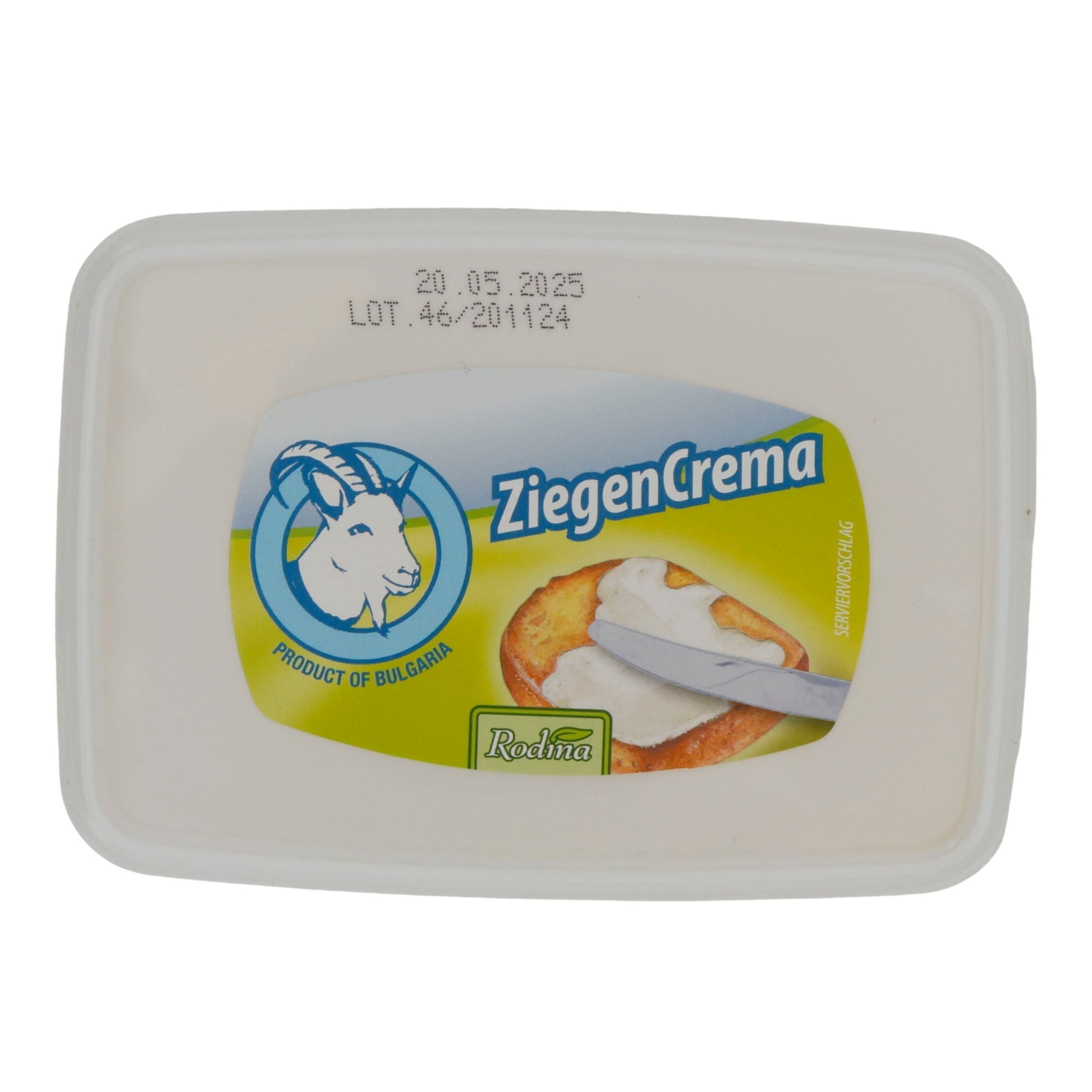 Frischkäse Rodina | ZiegenCrema | Cremig, für Brot & Rezepte | 170g ORIGINAL