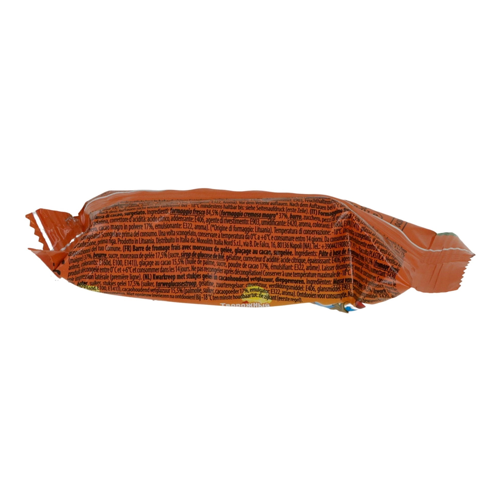 Frischkäseriegel Schwinn | Mit Geleestückchen | Gefrorener Käse-Snack mit bunter Füllung und Schokoladenüberzug | 45 g SCHWINN