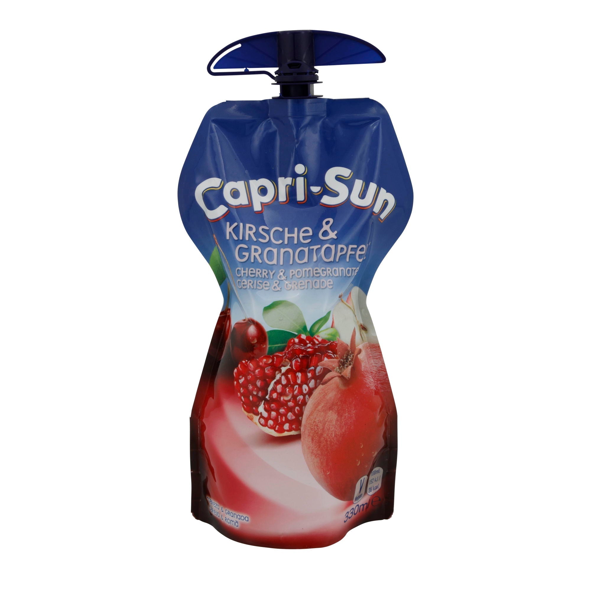 Fruchtgetränk Capri-Sun | Kirsche & Granatapfel | Erfrischend, Trinkbeutel | 330 ml CAPRI SUN