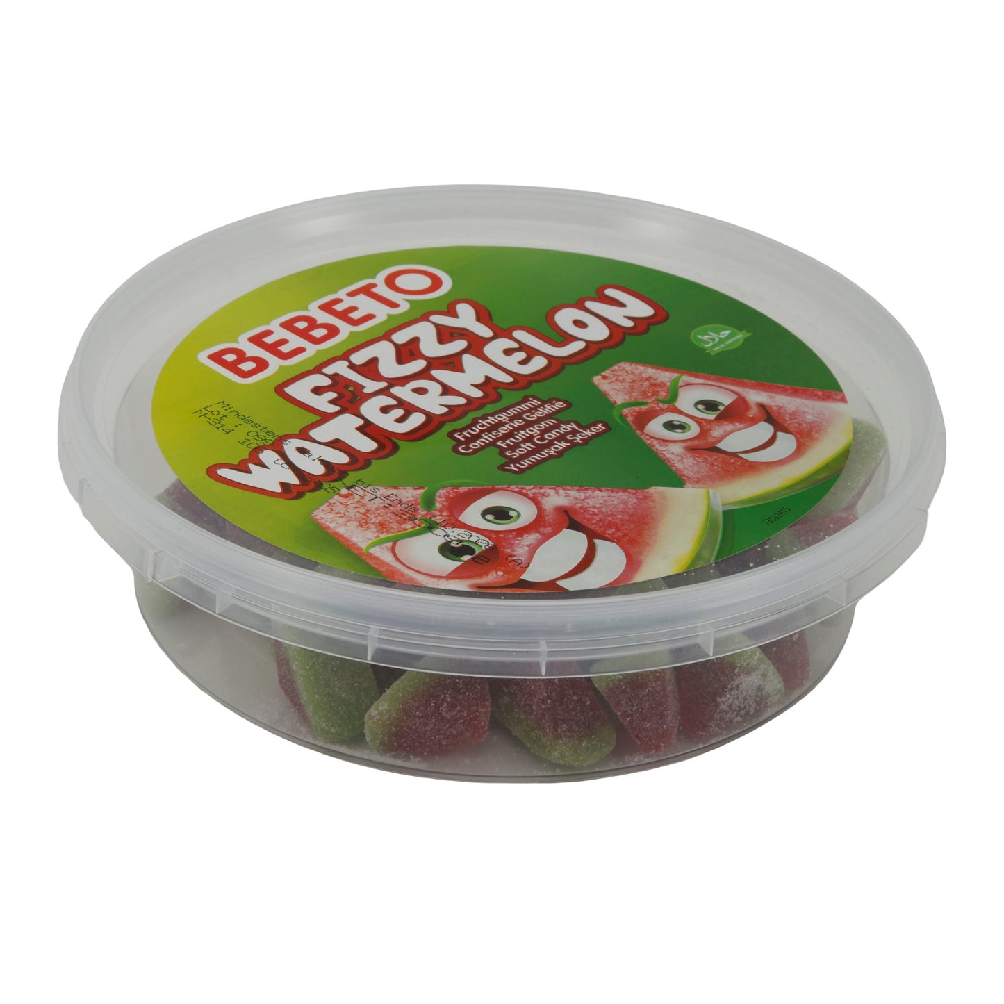 Fruchtgummi Bebeto Fizzy Watermelon | Süßwaren | mit Wassermelonen-Geschmack | 300 g
