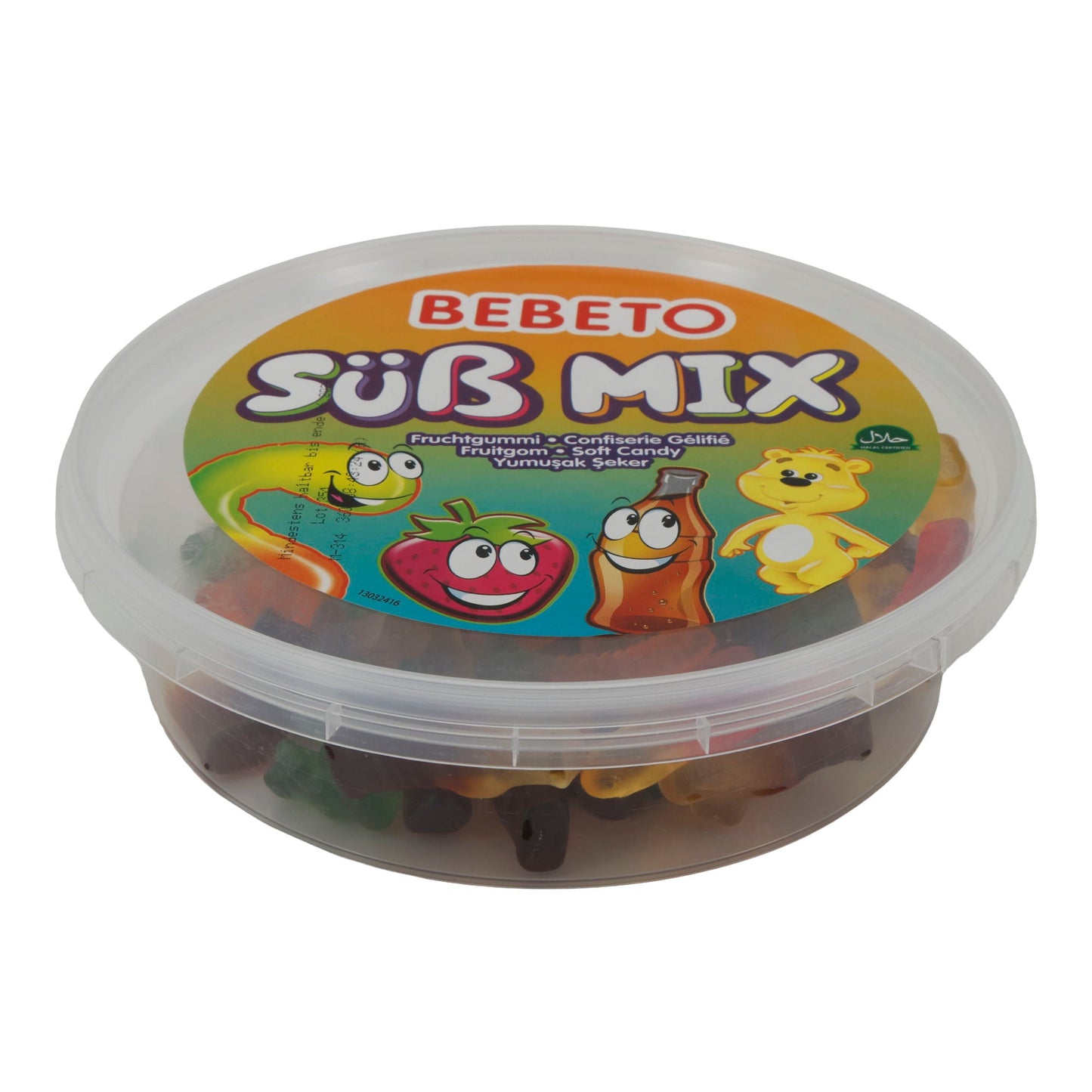 Mélange de bonbons gélifiés Bebeto Süß Mix | Confiserie | en boîte | 300 g