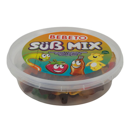 Mélange de bonbons gélifiés Bebeto Süß Mix | Confiserie | en boîte | 300 g