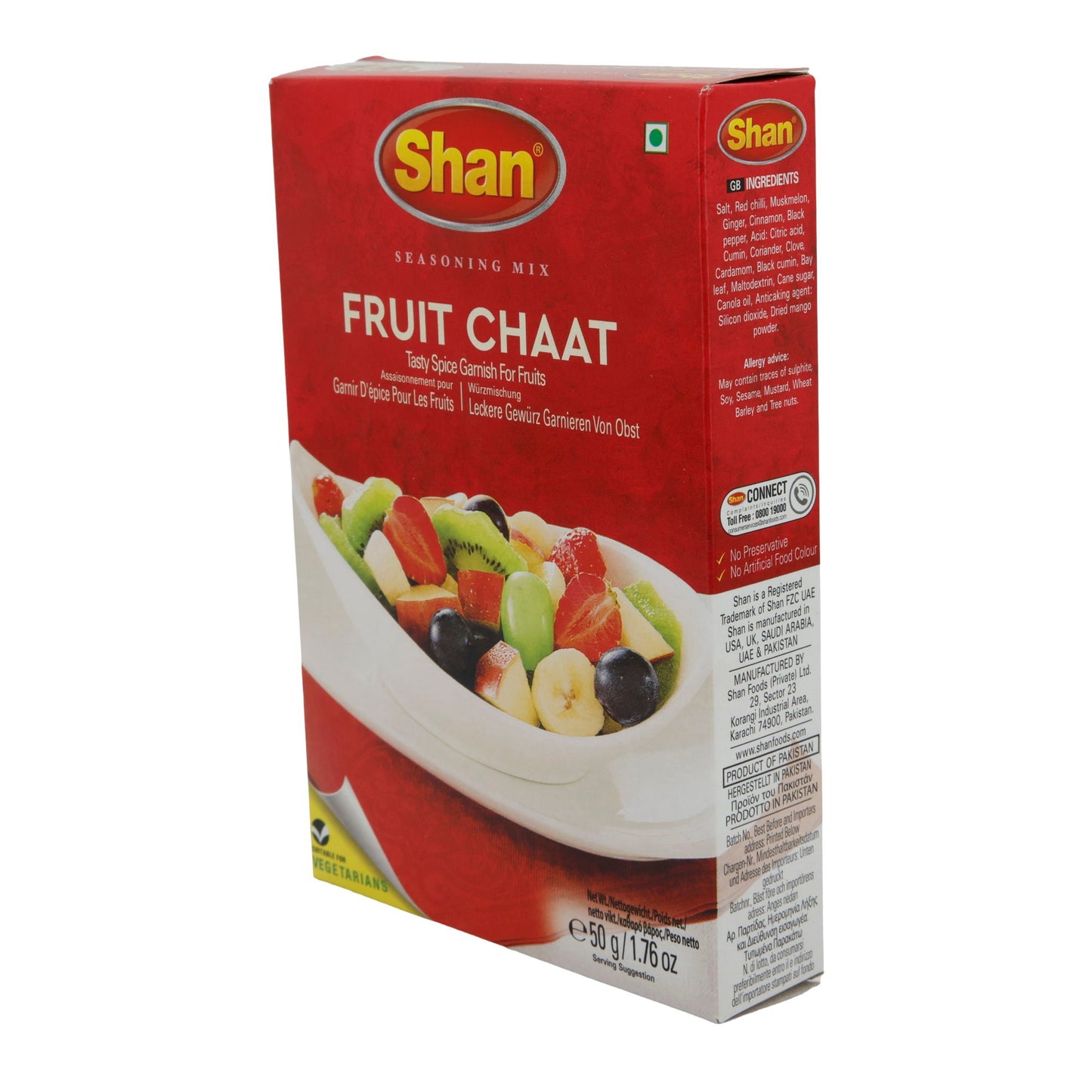 Fruit Chaat Shan | Kruidenmix | Voor fruitsalade | 50 g
