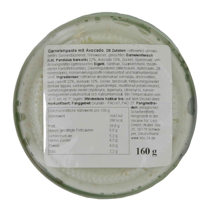GARNELENPASTE MIT AVOCADO 160G